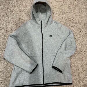 Nike Gray Zip-Up Hoodie